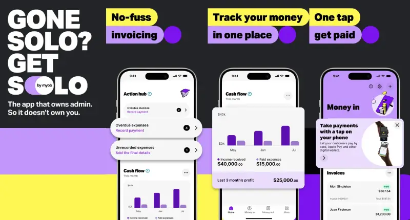 MYOB Solo Mobile App